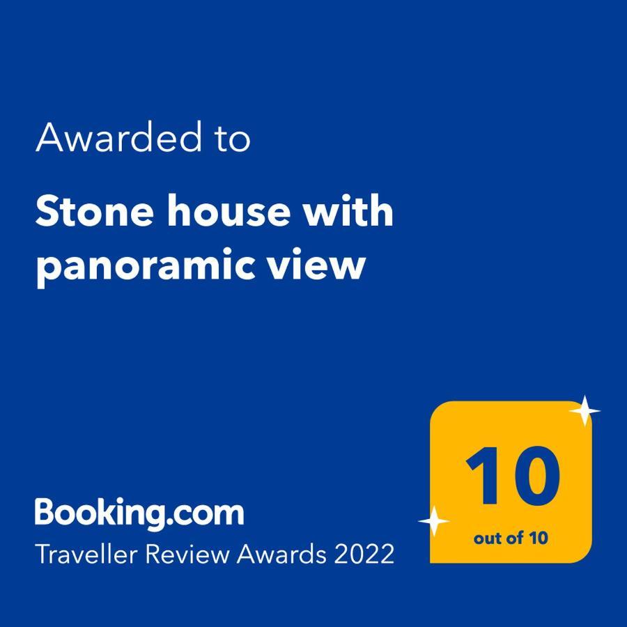 Tirós Stone House With Panoramic Viewヴィラ エクステリア 写真